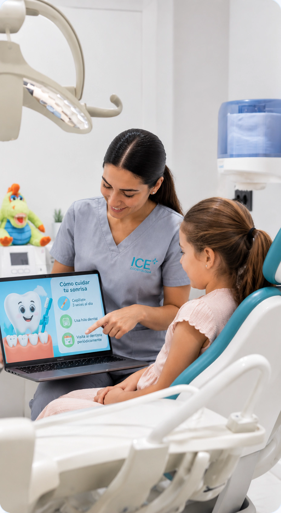 Atención cercana en clínica dental